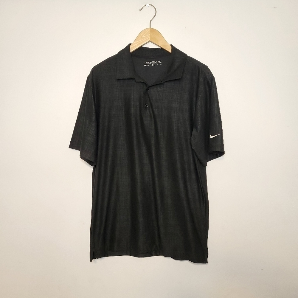Nike Golf Dri Fit Black Shirt in Size S